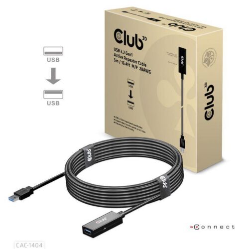 Club3D Cable Usb3.2 To Usb3.2 5M F Cac-1404