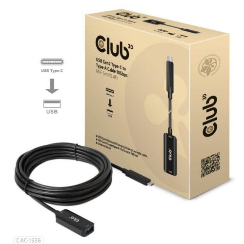 Club3D Cable Usb-C To Usb 5M F Cac-1536