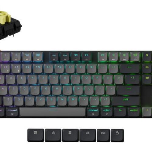 Keychron Keyboard Wrl K1 Rgb Black K1X-B4