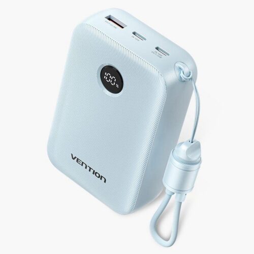 Vention Power Bank Usb 20000Mah 22.5W Blue Fkbl0-C