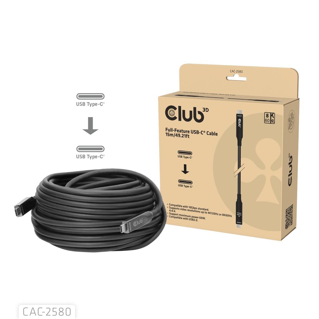 Club3D Cable Usb-C 15M M Cac-2580