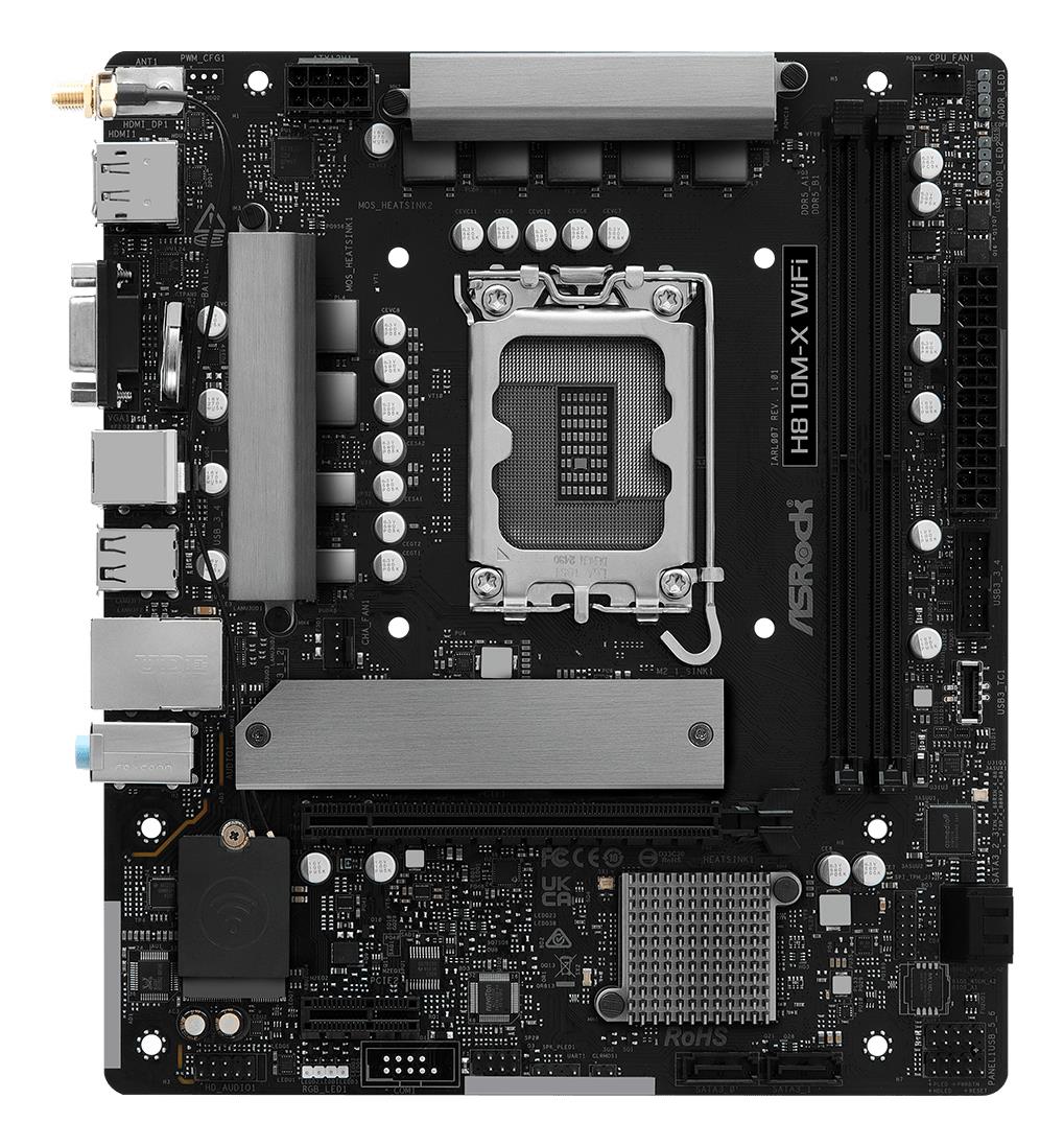 Asrock Mainboard Intel H810 1851 LGA1851