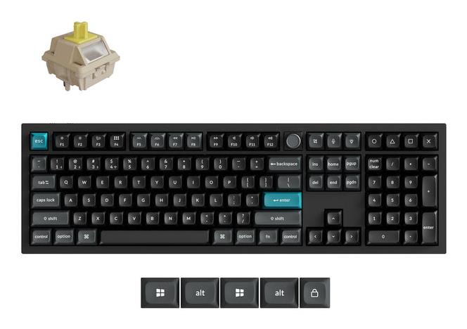 Keychron Keyboard Wrl Q6 Ultra Black Q6U-M4