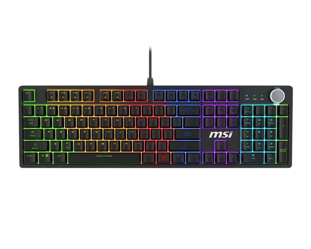 MSI Keyboard Gaming Black Us Forge Gk310 Red