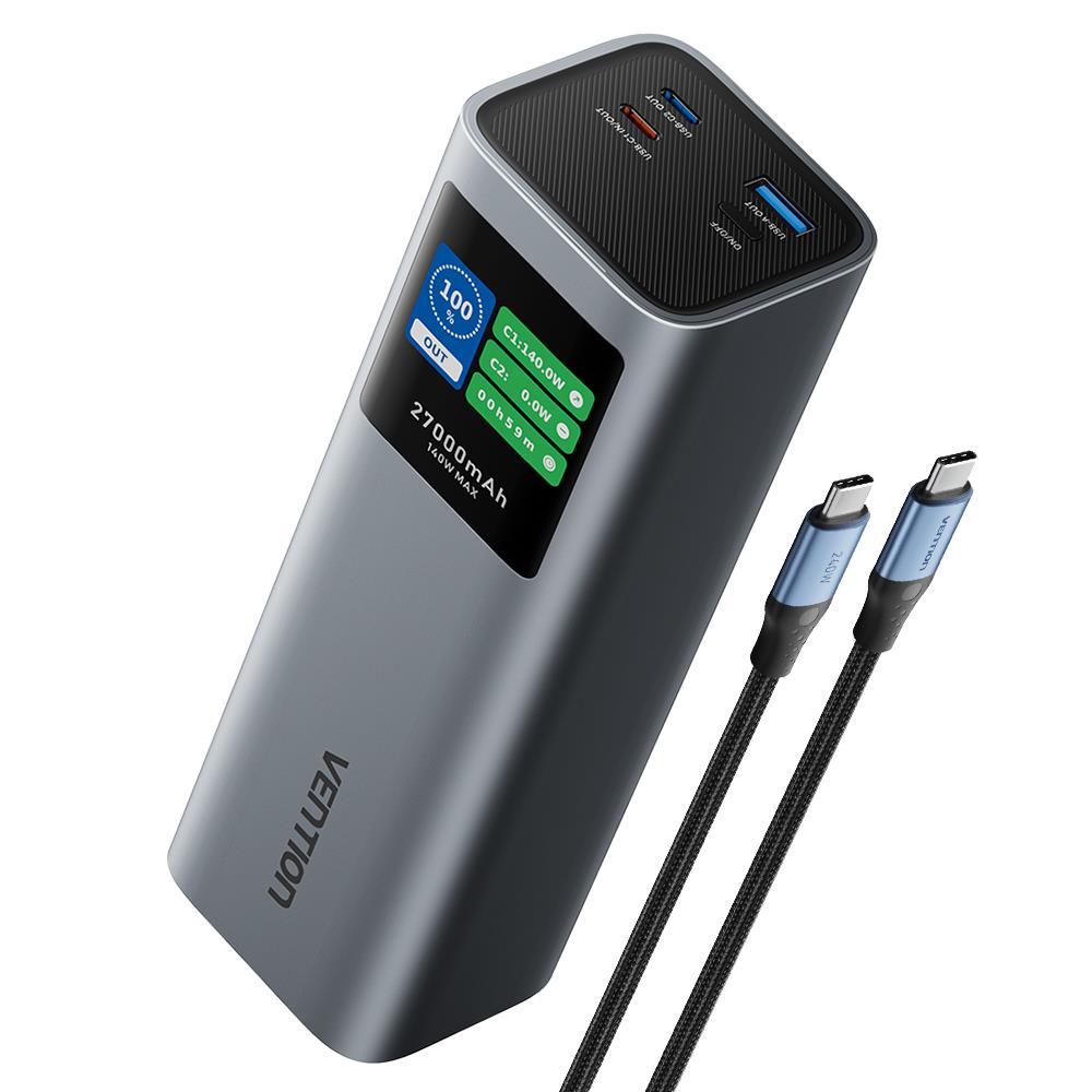 Vention Power Bank Usb 27000Mah 140W Fkeh0