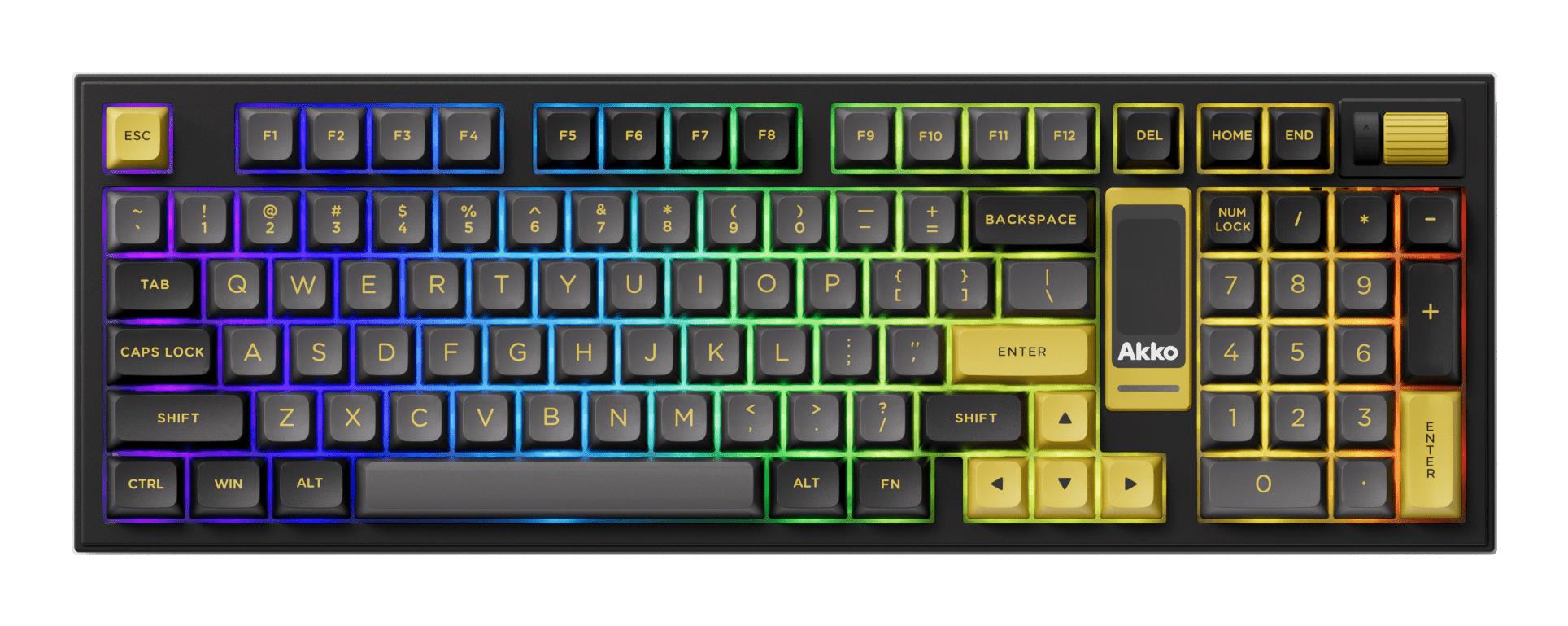Akko Keyboard Wrl 5098B Plus Black Gold 6925758630917
