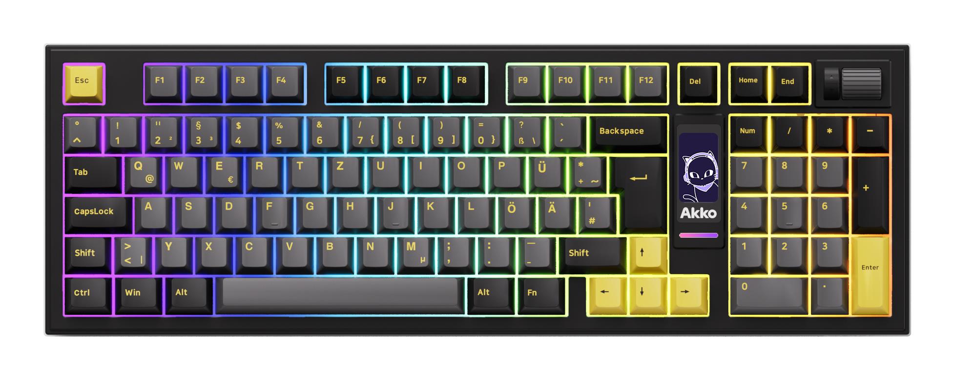 Akko Keyboard Wrl 5098B Black Gold 6925758631921