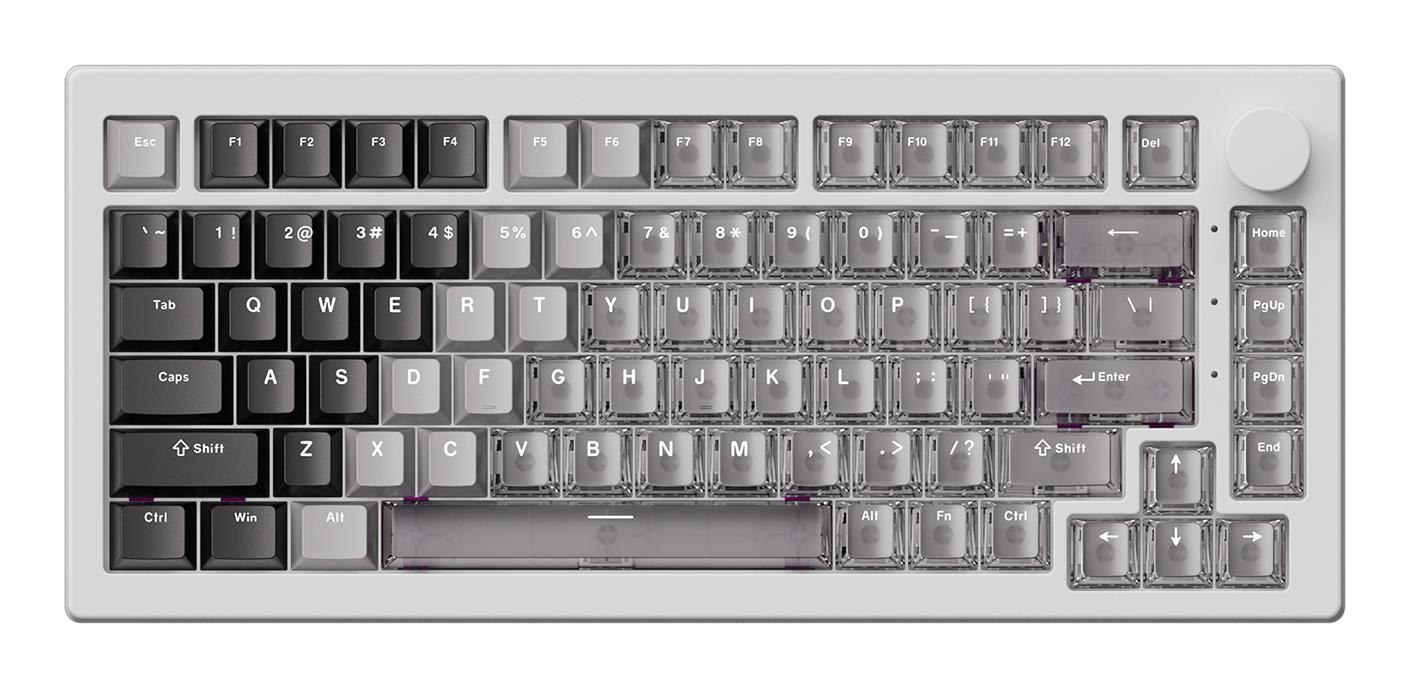 Akko Keyboard Usb-C 5075 V3-He White 006-075-086-060-062