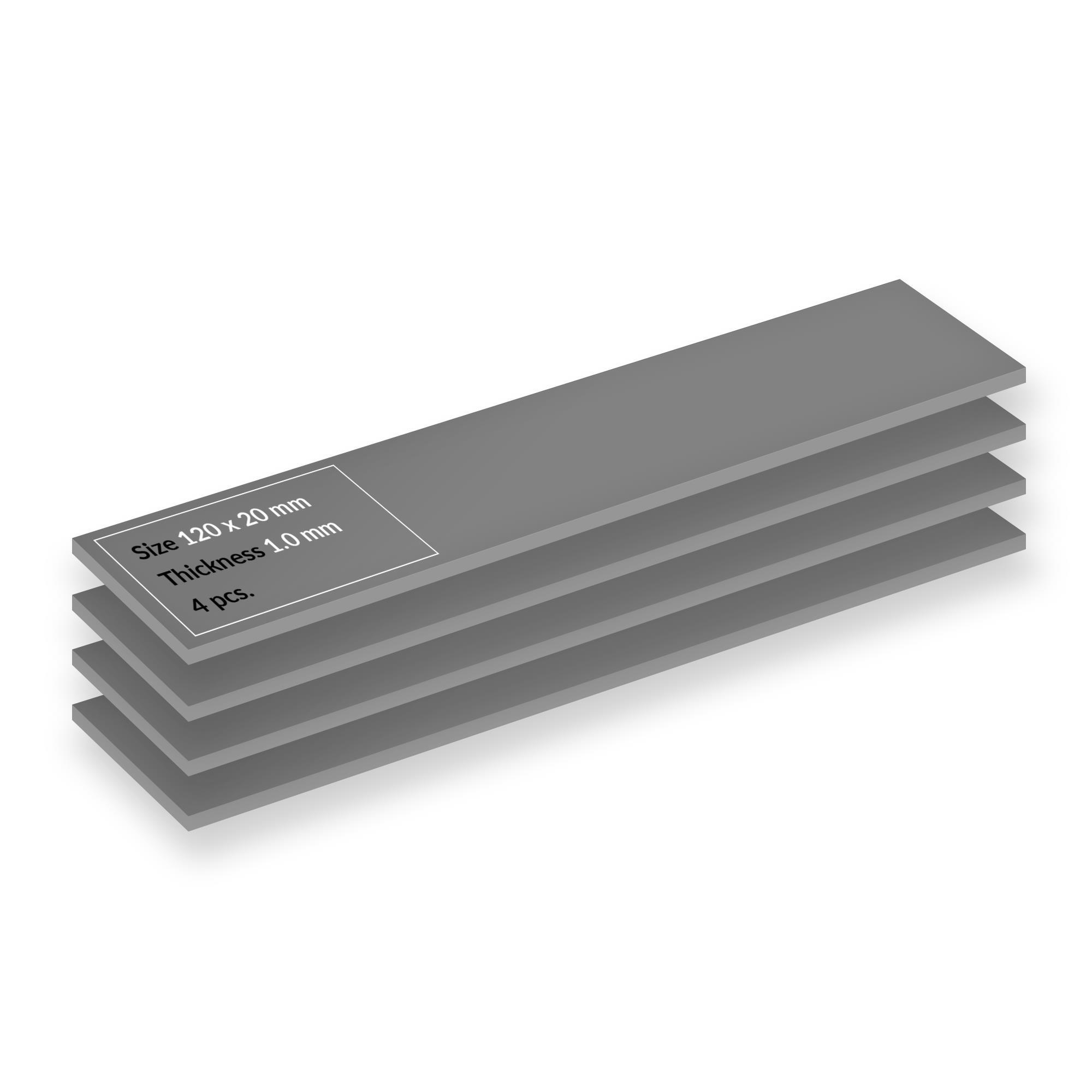 Arctic Cooler Acc Thermal Pad 4Pk 120X20X1.0 Actpd00066A