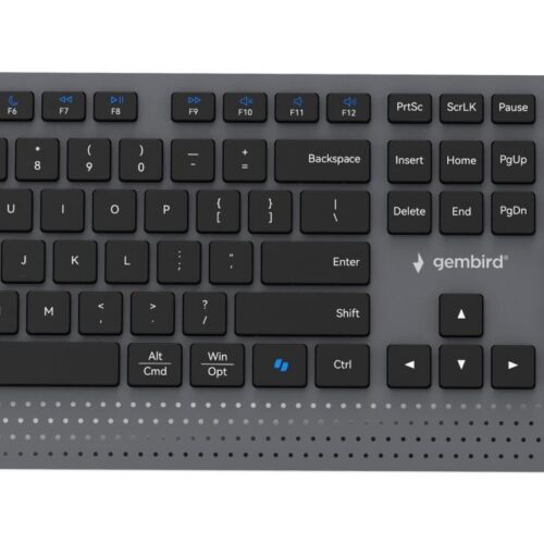 Gembird Keyboard +Mouse Wrl Eng Bk Kbs-Wps-02