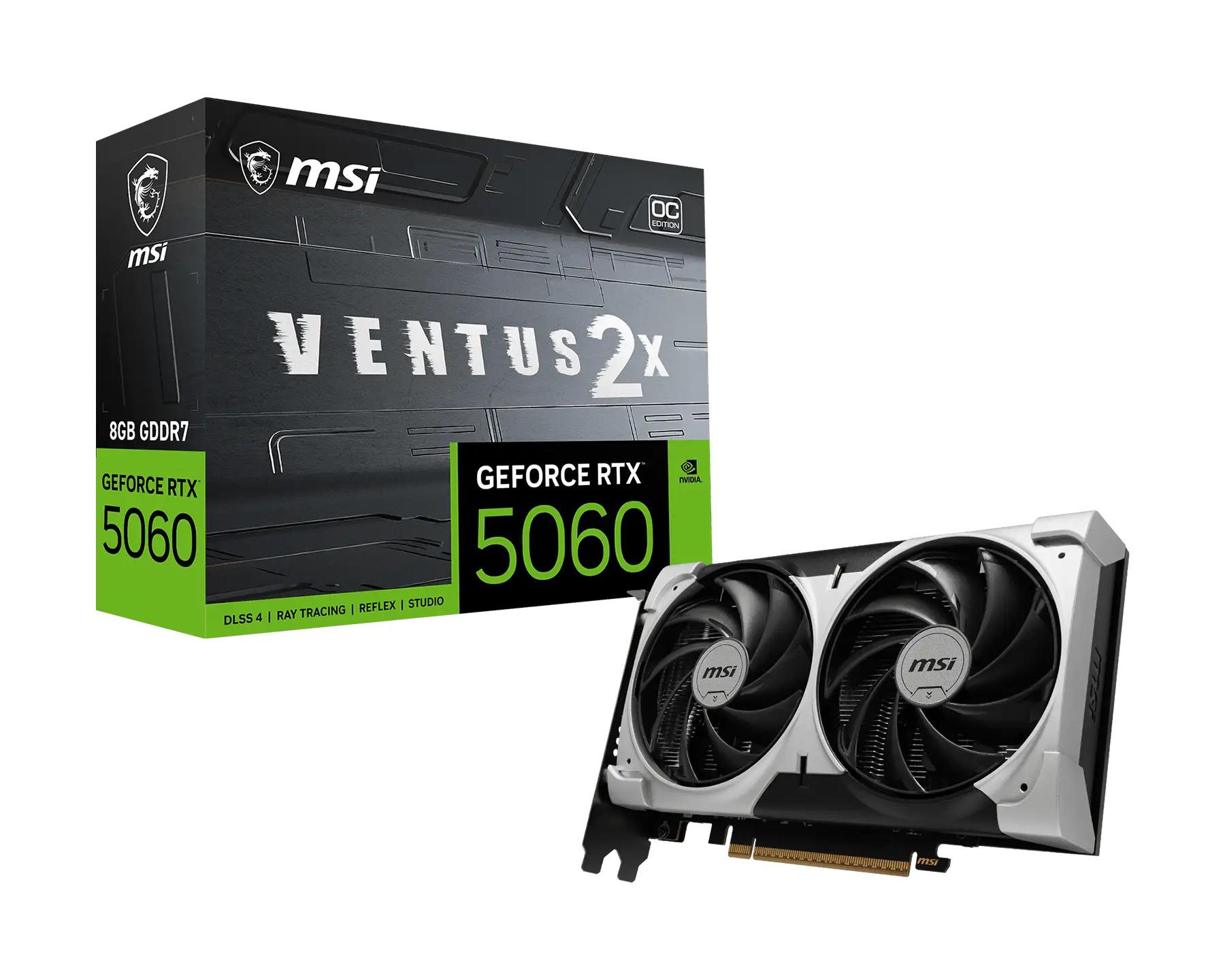 MSI Graphics Card Nvidia 5060 8GB