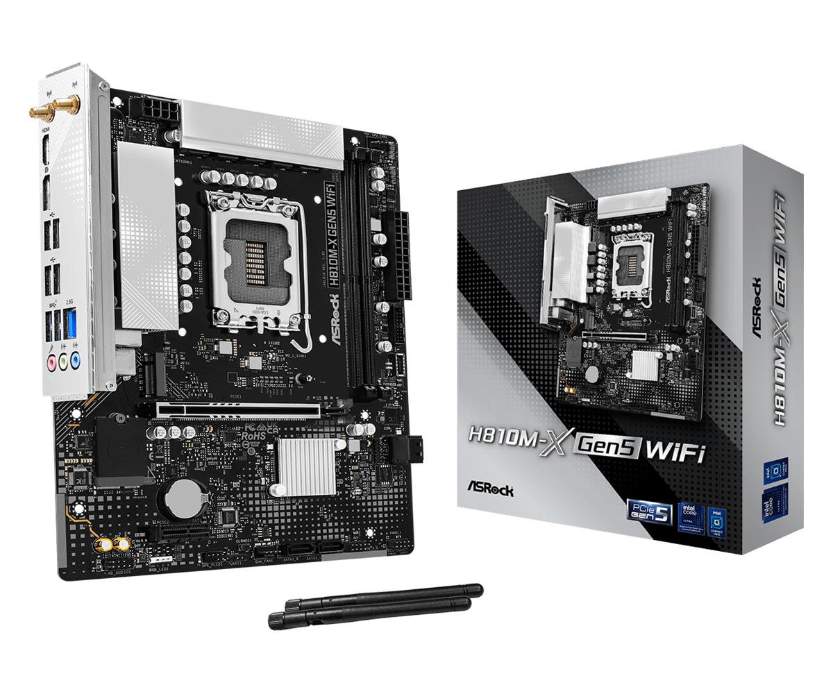 Asrock Mainboard Intel H810 1851 LGA1851