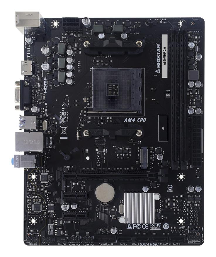 Biostar Mainboard Amd A520 AM4