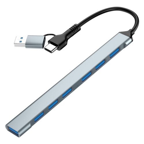 Gembird O Hub Usb-A Usb-C 7Port Uhb-Acm-U3P1U2P6-01